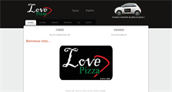 Desktop Screenshot of lovepizza.be