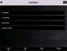 Tablet Screenshot of lovepizza.fr